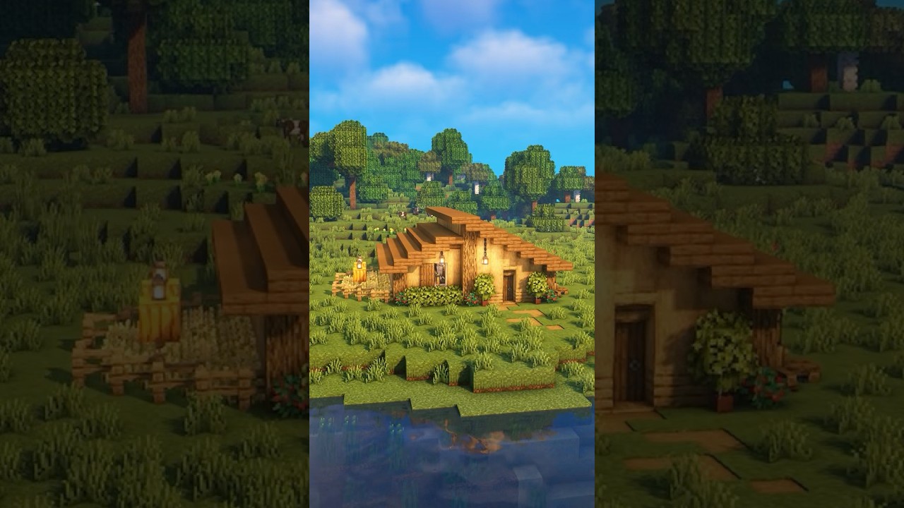 Minecraft Simple Oak House 