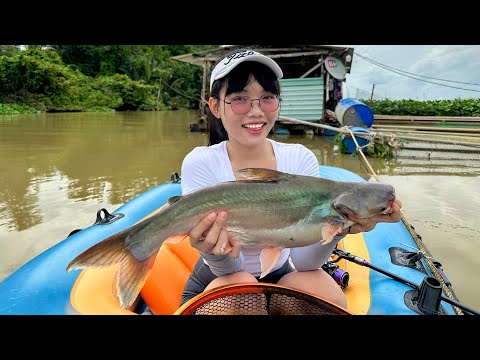 Một Chuyến Câu Cá Đầy Cảm Giác Ngoài Sông Đồng Nai | Câu Cá Tra Tự Nhiên | Mây Fishing