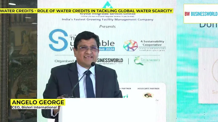 Angelo George, CEO, Bisleri International | Keynote | The Sustainable World Conclave 2024