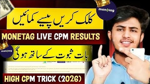 🔥Monetag Higher CPM Method 2026 | Live Withraws Proofs | Direct Link High Cpm Method