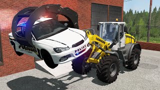 Angry Farmers vs. Police 4 | BeamNG.drive