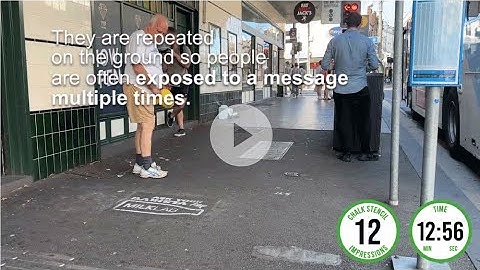 Chalk Stencil Impressions by Streetfighter Media