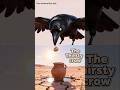 Smart Crow's Thirst: A Clever Trick for 💦#kidsstory #cartoon #hindikahanian #animation
