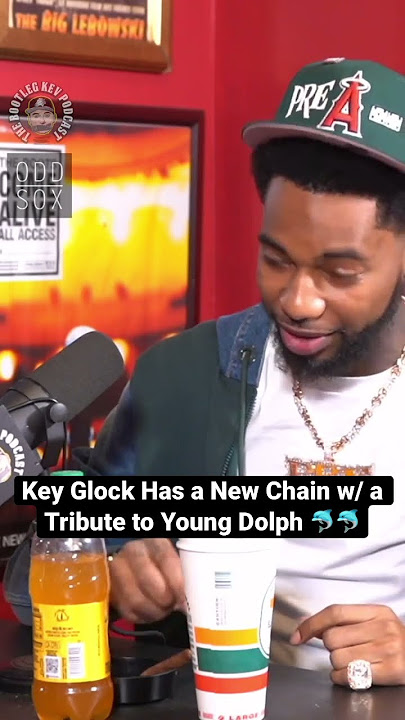 Key Glock’s New Chain Has “Long Live Dolph” Engraved On It 🐬🐬