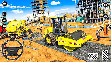 City Construction Simulator 2025 - Bridge Builder Excavator Trucks - Android Gameplay