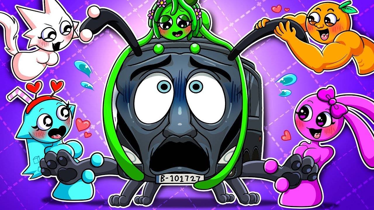 Superstar Rang Ring Reng – Fan Girls Fall in Love! 💖 | Brainrot & Sprunki Animation