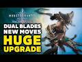 Monster Hunter Wilds Ascendance - New Dual Blades Gameplay &amp; INSANE Boost Bracer Moves!