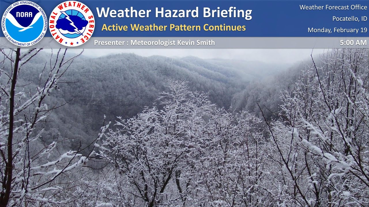 02/19/24 Hazard Briefing - Active Weather Pattern Continues - YouTube