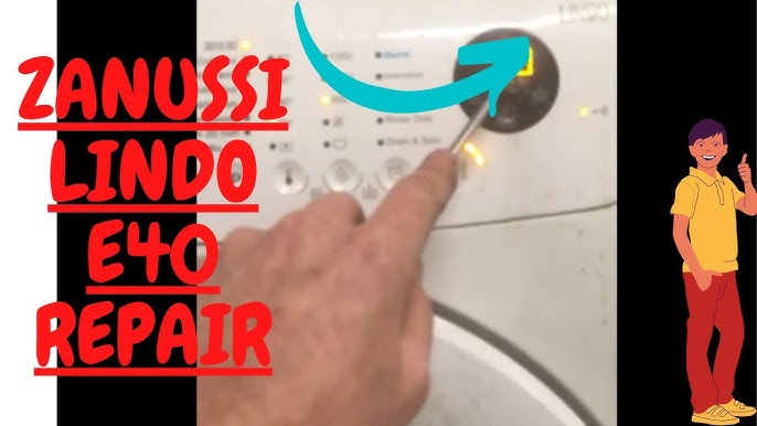 Zanussi Washing Machine E40 Error Fault Code YouTube