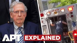 New Video Shows Mitch McConnell Loaded Into Ambulance After Apparent Medical Emergency | APT