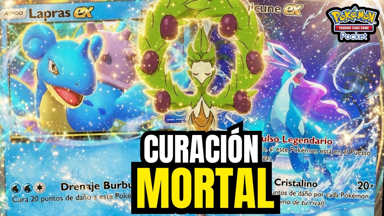 💧🌿 ¡INMORTALES! Lapras + Arboliva NO SE PUEDEN MATAR  ° Pokémon TCG Pocket