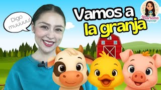 Aprende A Hablar Con Animales De La Granja Primeras Palabras Y Sonidos Mariana Lenguaje