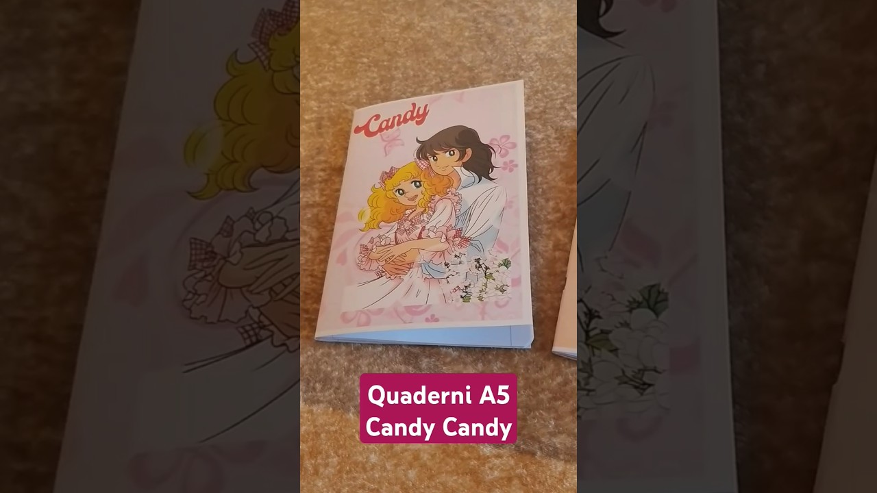 Quaderni A5 personalizzati a tema Candy Candy. Per informazioni scrivetemi.