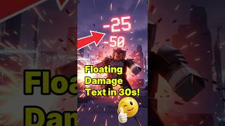 How to Show Damage Text in Roblox | Roblox Studio Scripting Tutorial #robloxgamedesign #roblox