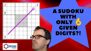 A Sudoku With Only 6 Given Digits?!