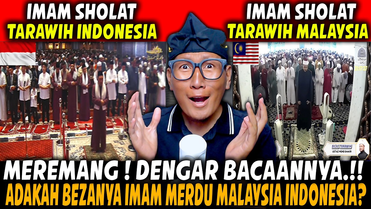 PANTAS SAJA SEMERDU INI❗ ADAKAH PERBEZAAN IMAM TARAWIH MERDU MUSLIM INDONESIA DAN MALAYSIA⁈ TERNYATA