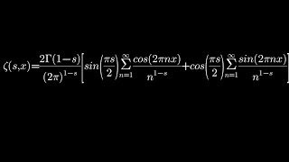 Functional Equation of Hurwitz's Zeta Function