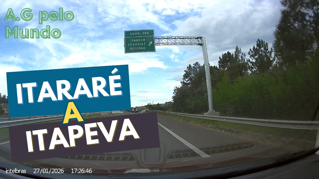2K Driving Tour de Itararé a Itapeva (SP) | Viagem de Carro pelo Interior Paulista | 56km de Estrada