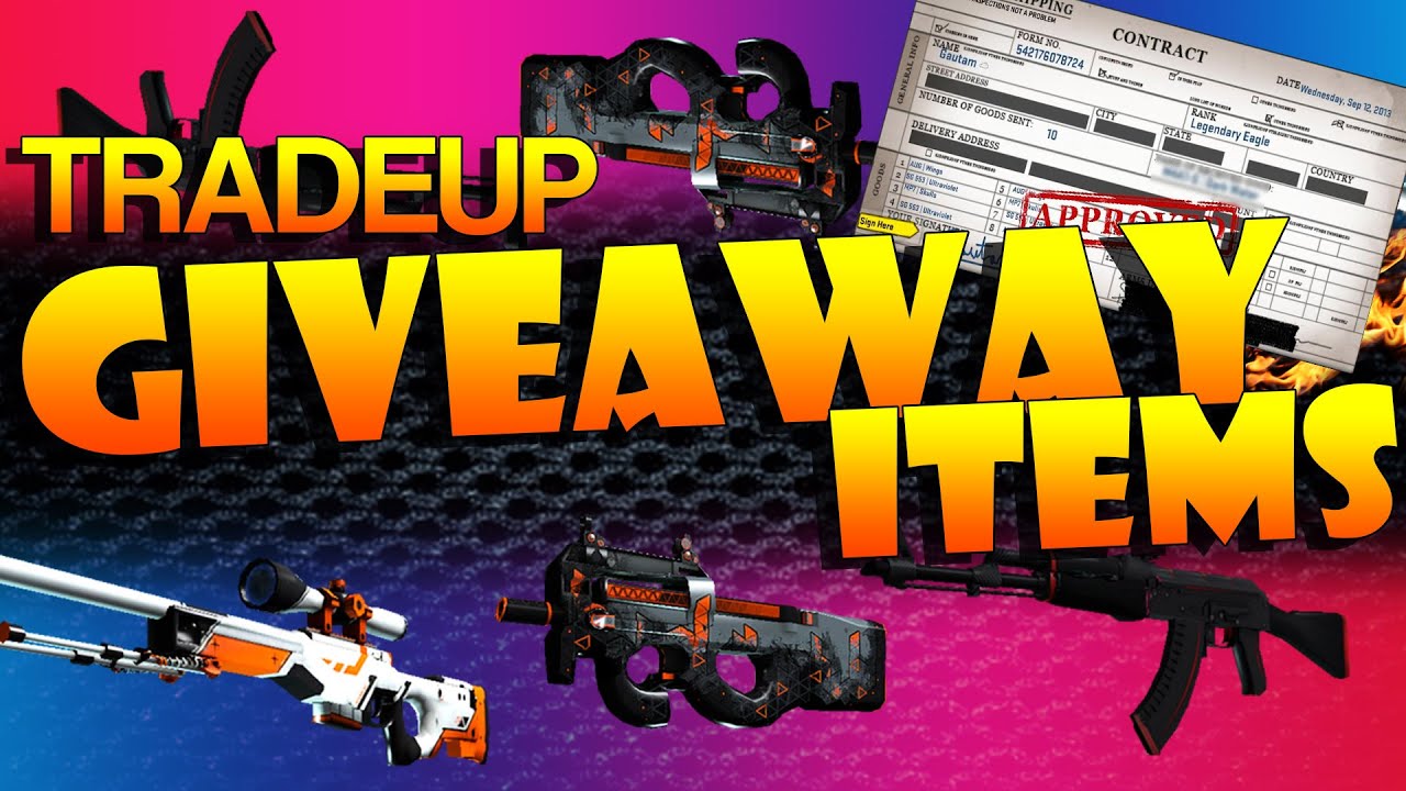 CS:GO - Trade-Up - Giveaway Items! - YouTube