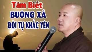 Tâm biết Buông Bỏ đời tự khắc sẽ yên"Hay Quá"Nên Nghe"Thầy Thích Pháp Hòa