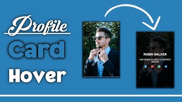 Profile Card Hover Effects using CSS || Profile Card Design|| #css #cssanimation