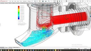 CFD Analysis (flow simulation of Tap ) in Solidworks 2021