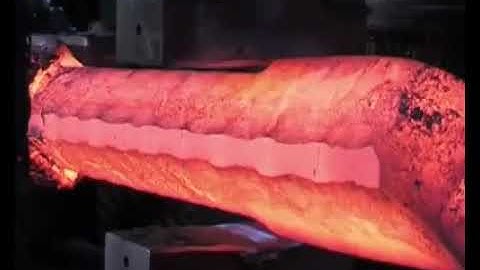 Roll forging process