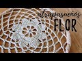 ATRAPASUEÑOS CON FLOR A CROCHET | #JardinDeAtrapasueños | Ahuyama Crochet