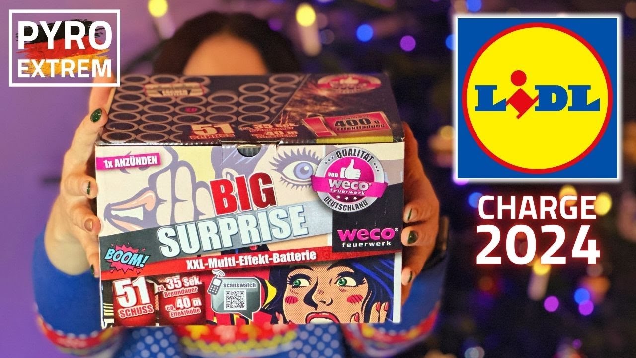 Charge 2024 LIDL Feuerwerk 🥳 Big Surprise [Werbung] YouTube