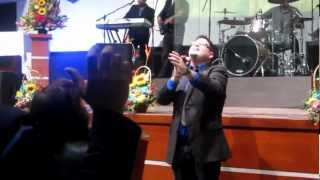 Albert Troche en la Iglesia Wesleyana del Norte, Bogota Colombia