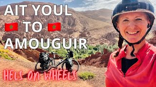 Food poisoning, A flood, & A Homestay | Cycling Dades Gorge Atlas Mountains, Morocco Bike Tour