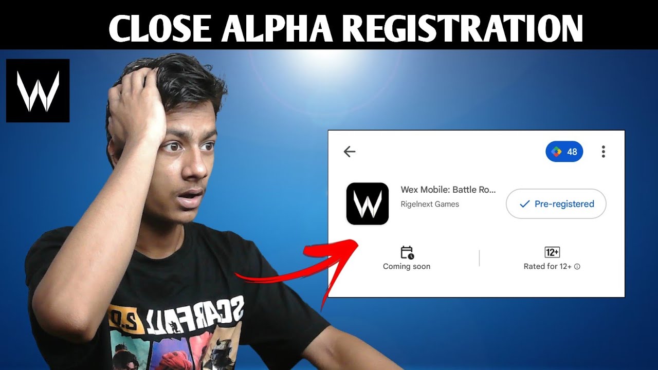 Wex mobile close alpha registration 🔥 how to apply 💕✨