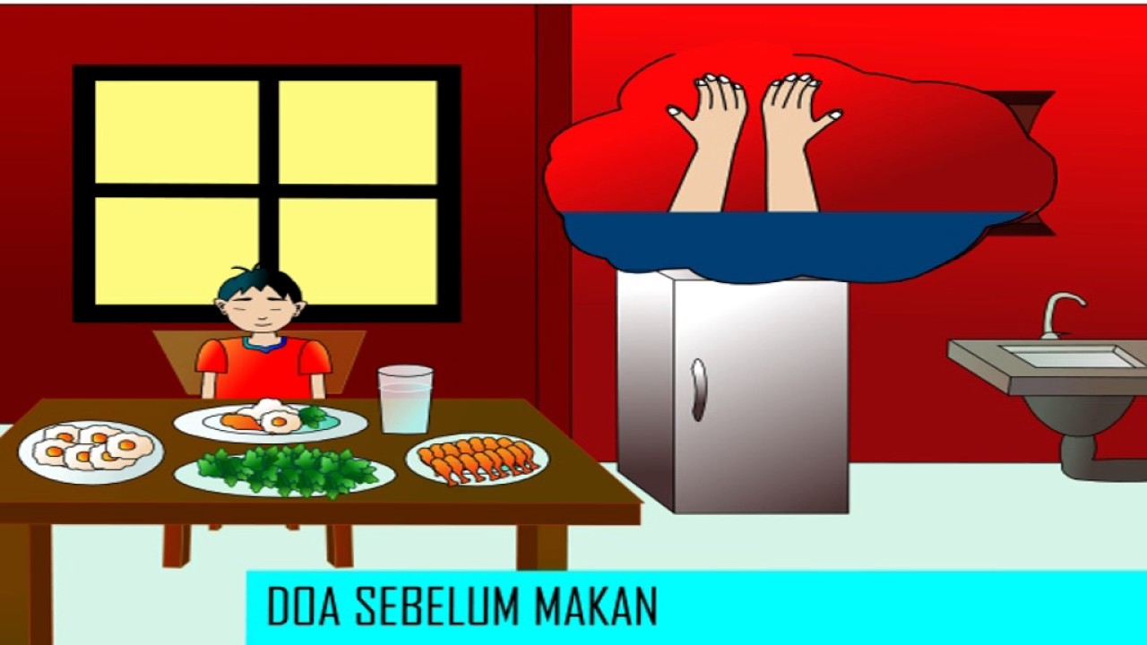 35 Ide Gambar Kartun  Aturan Makan  Di Rumah  Jejen Aja