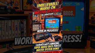 Nintendo's Mario on Sega Master System! (Insane Homebrew) #Shorts