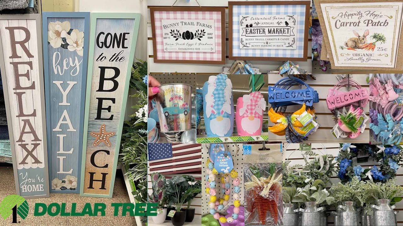 Dollar Tree Shop Easter 2022 & other FINDS! YouTube