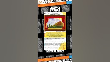 Game Design Tips #61 - Interest Curve #fallintoshorts #gamedev #shorts