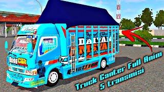 MOD TRUCK CANTER FULL ANIM TERBARU 5 TRANSMISI