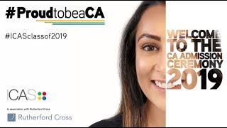 CA Admission Ceremony 2019