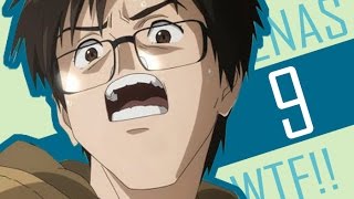 9 ESCENAS MAS WTF EN LOS ANIMES !!