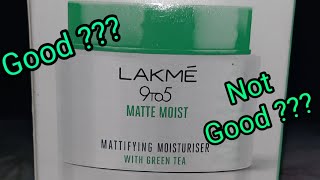 Lakme 9to5 Matte Mattifying Moisturiser || Review || Harrshas Skin Magic