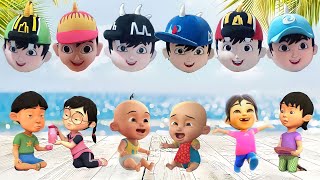 UPIN IPIN KAK ROS SUSANTI MEIMEI DAN MAIL MEMAKAI BADUT MAMPANG BOBOIBOY‼| TEBAK GAMBAR UPIN IPIN