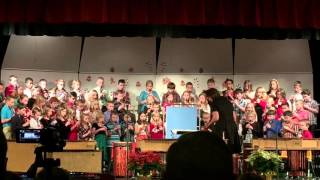 Mackenzie & Landon's Christmas program 2015