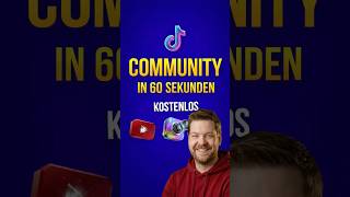 Eine eigene Community in unter 60 Sekunden? Ja, wirklich 🤯 #shorts