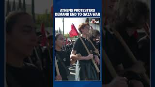 Hundreds March in Athens in Pro-Palestinian Protest, Demand End to Gaza War | #gaza