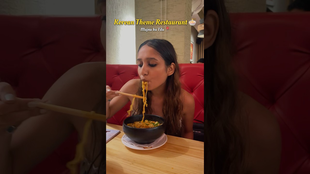 If you’re a Korean Food lover so Kalsang Cafe in Majnu ka tila is the best spot for you 🍜😍