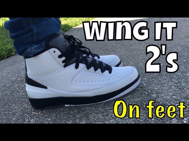 jordan 2 wing it on feet