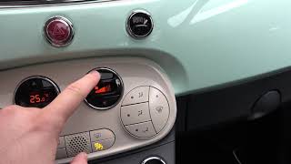 How to Use Front Window Demisters in Fiat 500? Demist Fiat 500 Windscreen Quickly