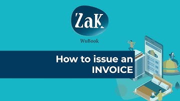 ZaK - How to issue an invoice