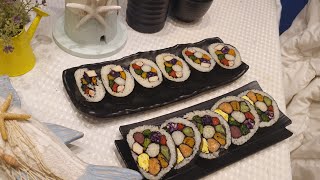 لف السوشي بطريقة محترفة Roll sushi.