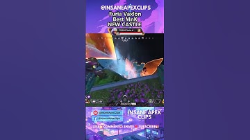 Why Furia Vaxlon is the Top MnK New Castle in Apex #apexlegends #apexlegendclips